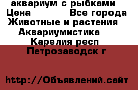 аквариум с рыбками › Цена ­ 1 000 - Все города Животные и растения » Аквариумистика   . Карелия респ.,Петрозаводск г.